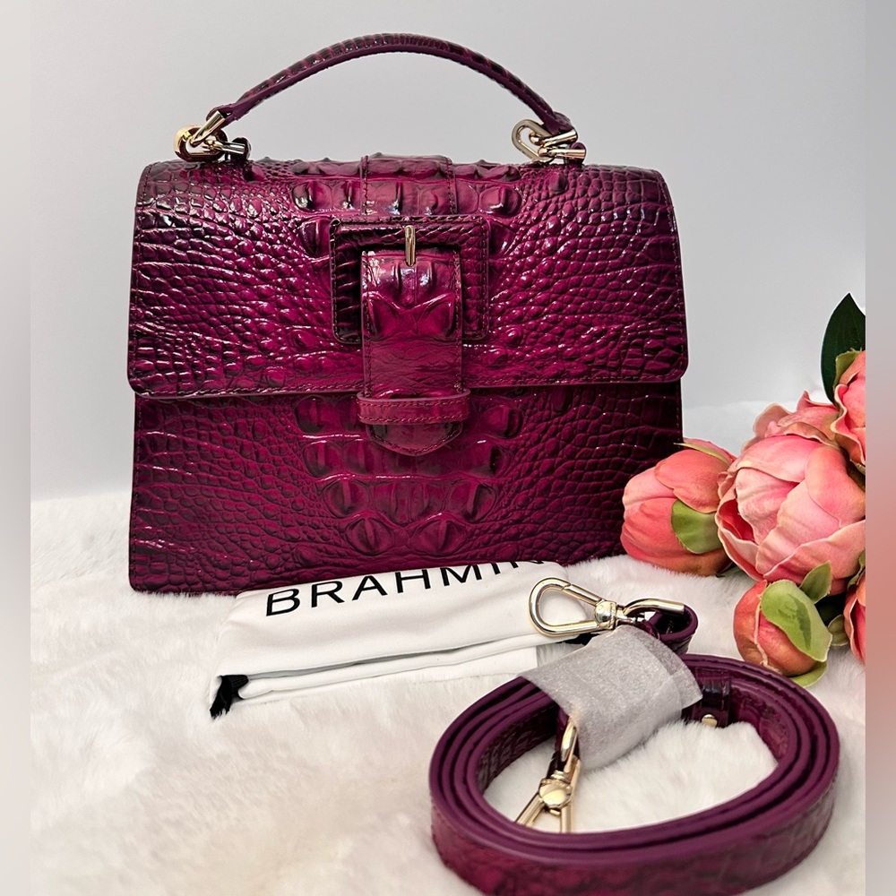 Brahmin small Hallie sugar plum - Picture 1 of 13